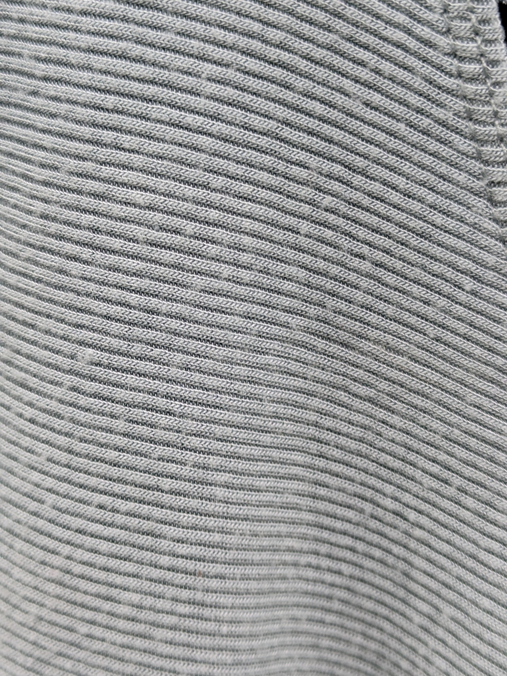 Garage Light Blue Twist-Front Ribbed V-Neck Bodysuit - Picture 7 of 16
